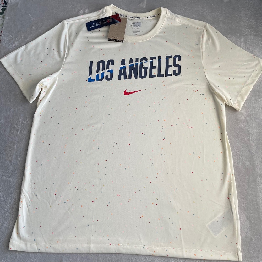 Nike Dri-Fit Los Angeles Dodgers City Connect Authentic Collection Velocity NWT